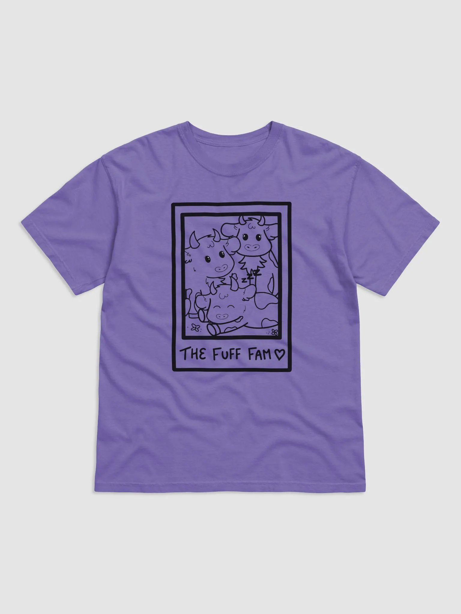 Fuff Fam Polaroid T-Shirt (outline) product image (2)