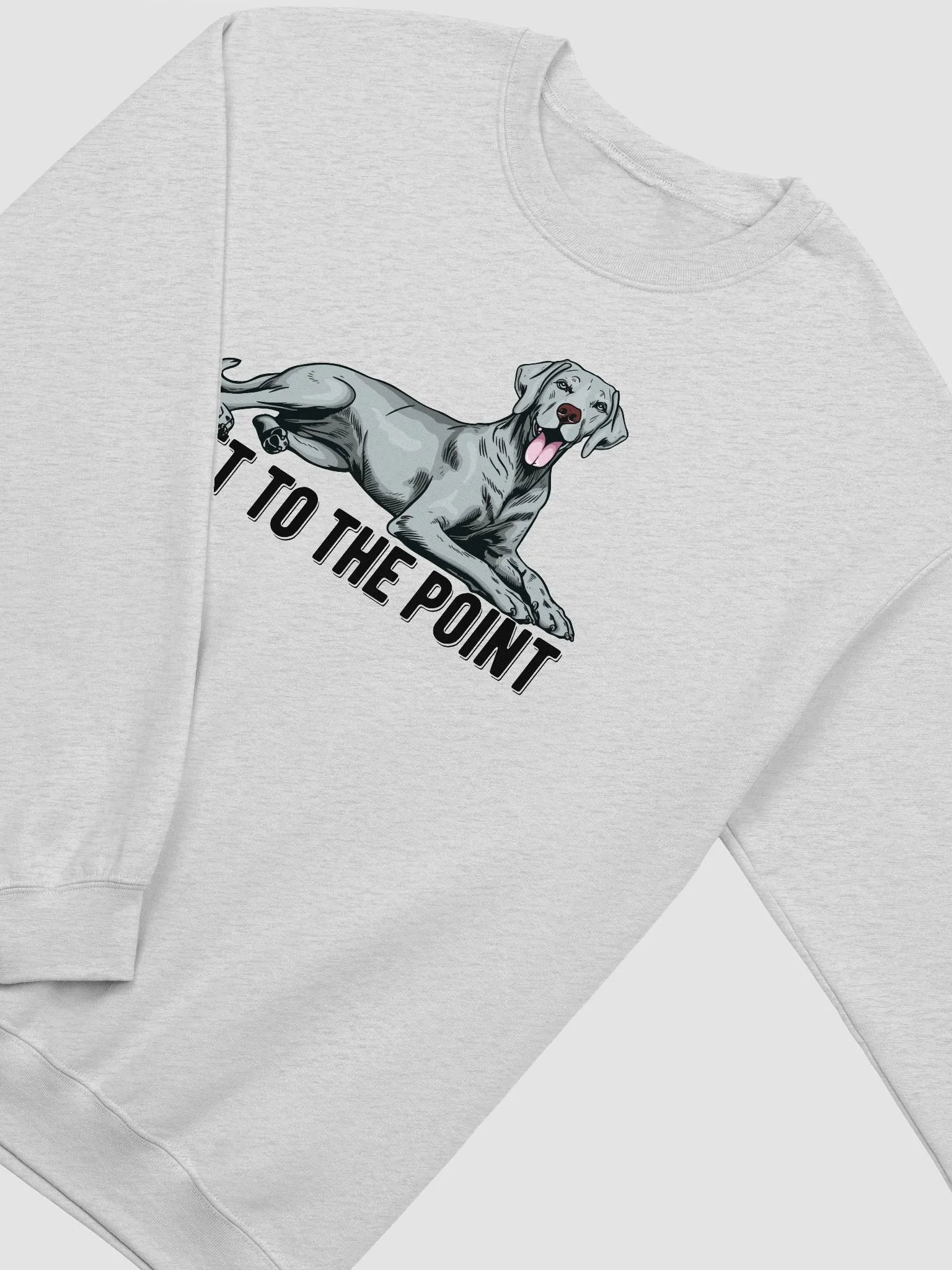 Get to the Point Sweatshirt of a Weimaraner | Funny Shirt for Sporting Dog Paw-rents product image (4)