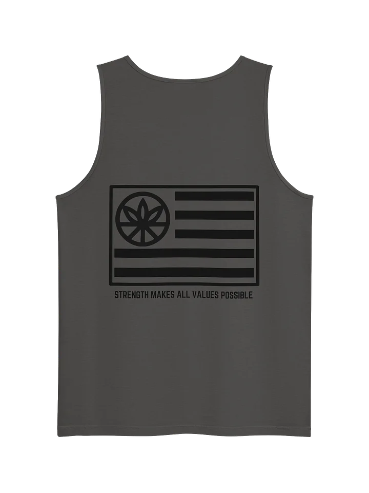 Strength Makes All Values Possible | Grassroots Philosophy Tank product image (2)