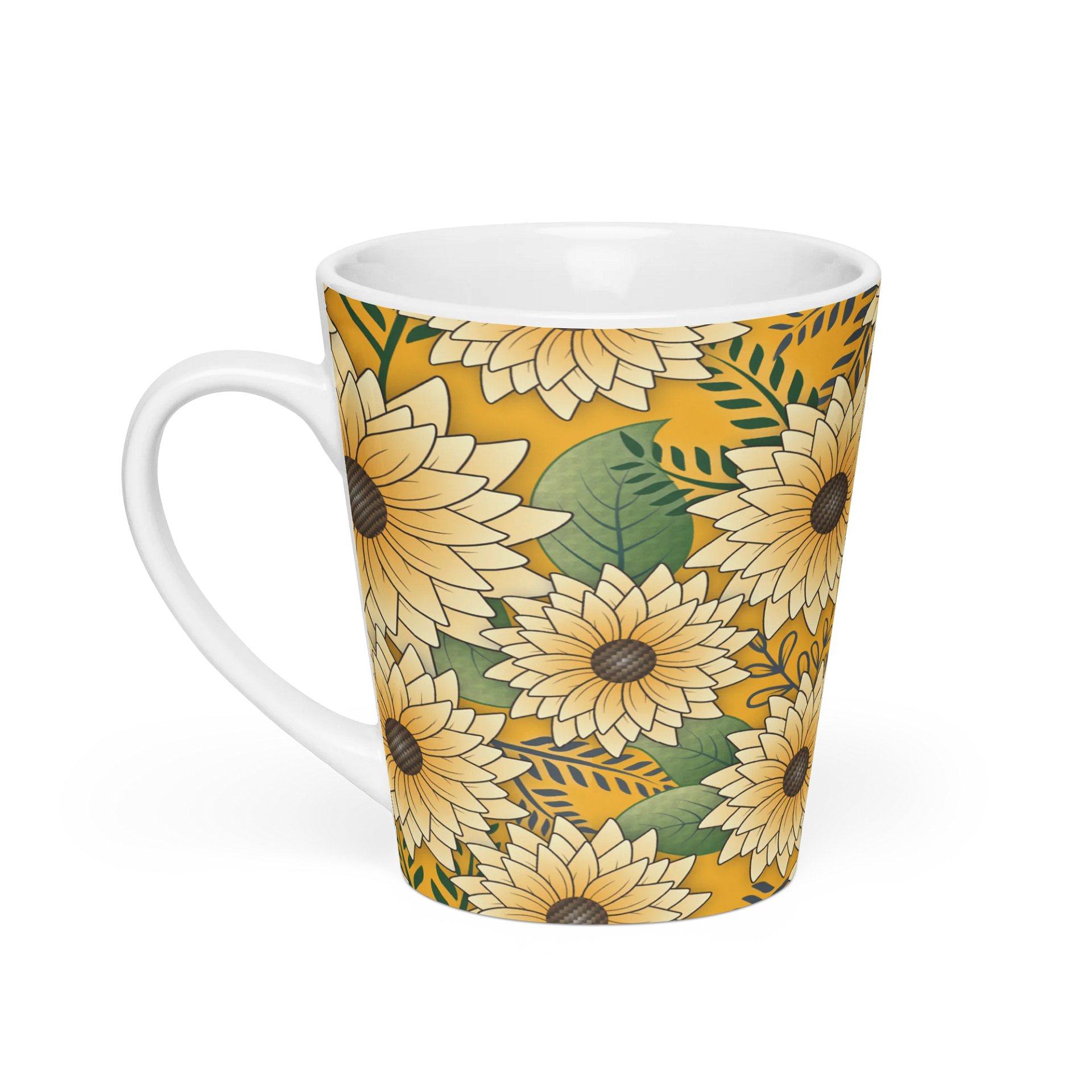Sunflower Serenade Latte Mug product image (1)