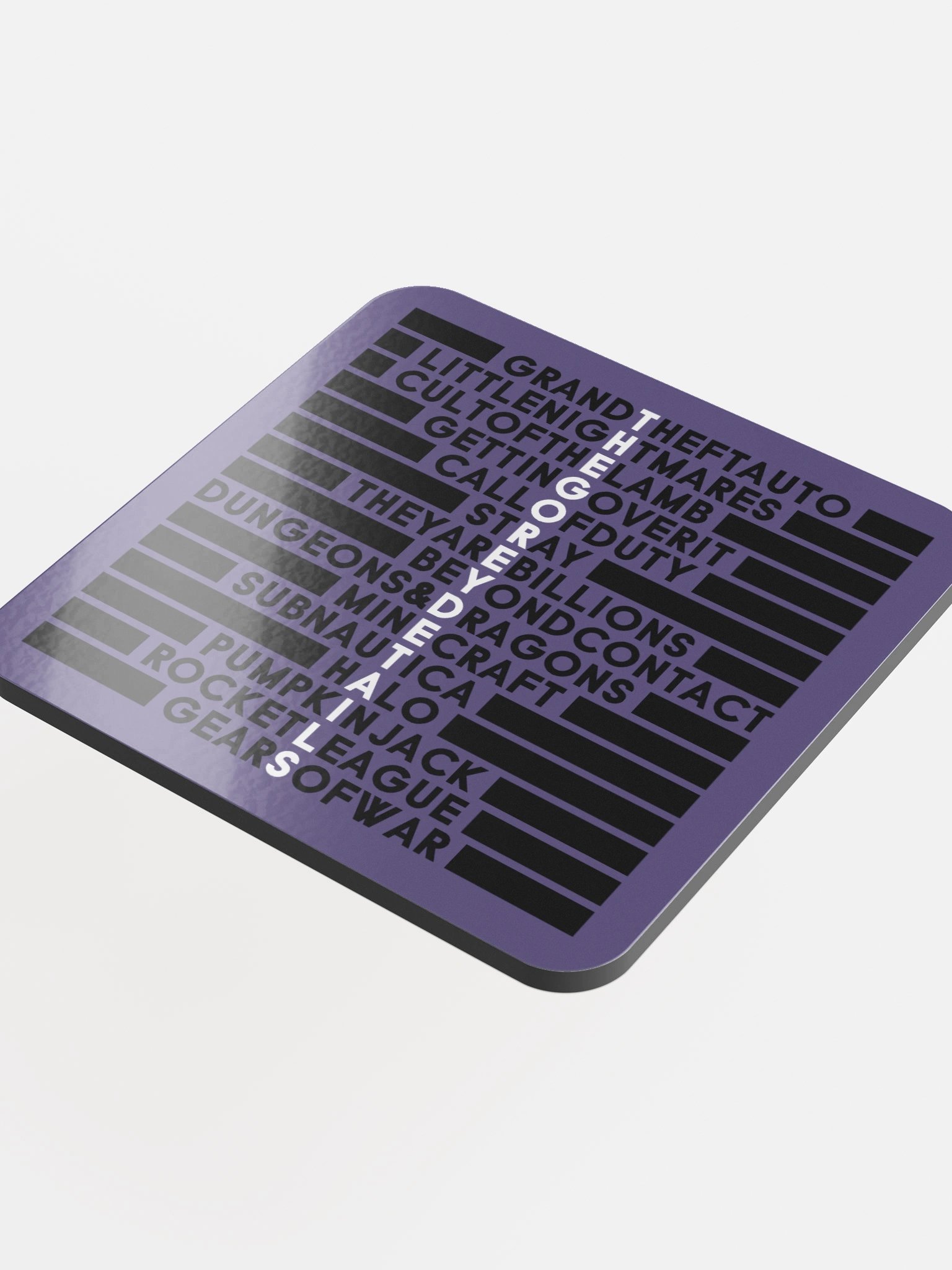 Variety is the Spice of Life - Glossed Cork Coaster product image (4)