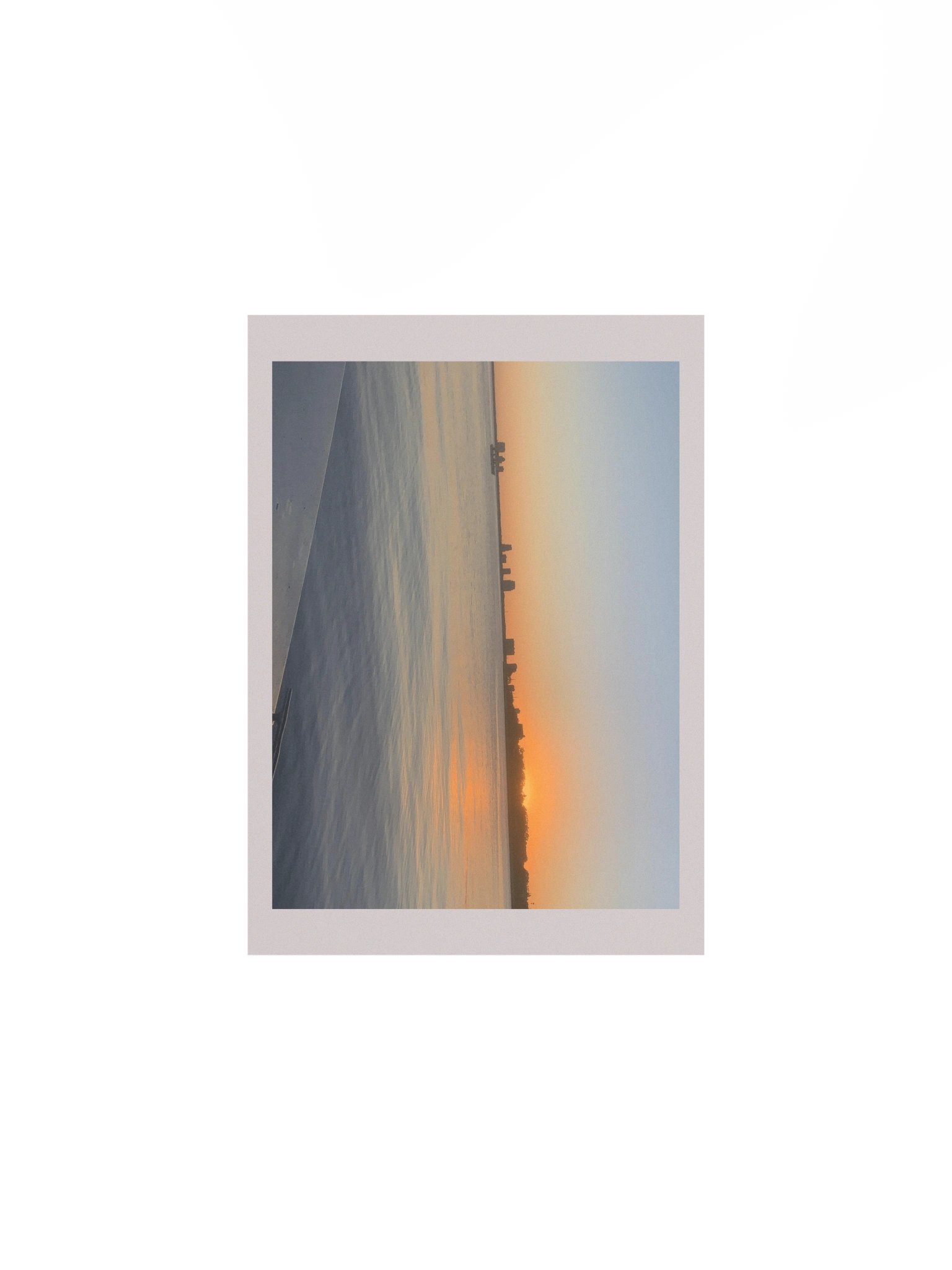 Golden Hour Cruise Horizon Poster product image (1)