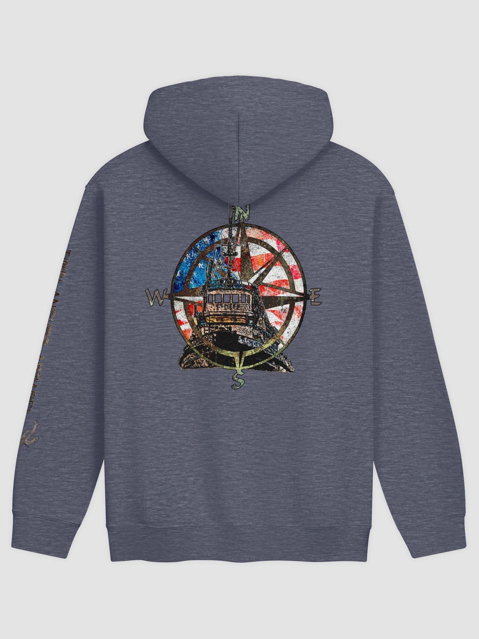 AF - Compass Rose & Tug Pacific Falcon – Maritime Heritage | Twin Anchor Apparel AB Watch Line product image (1)