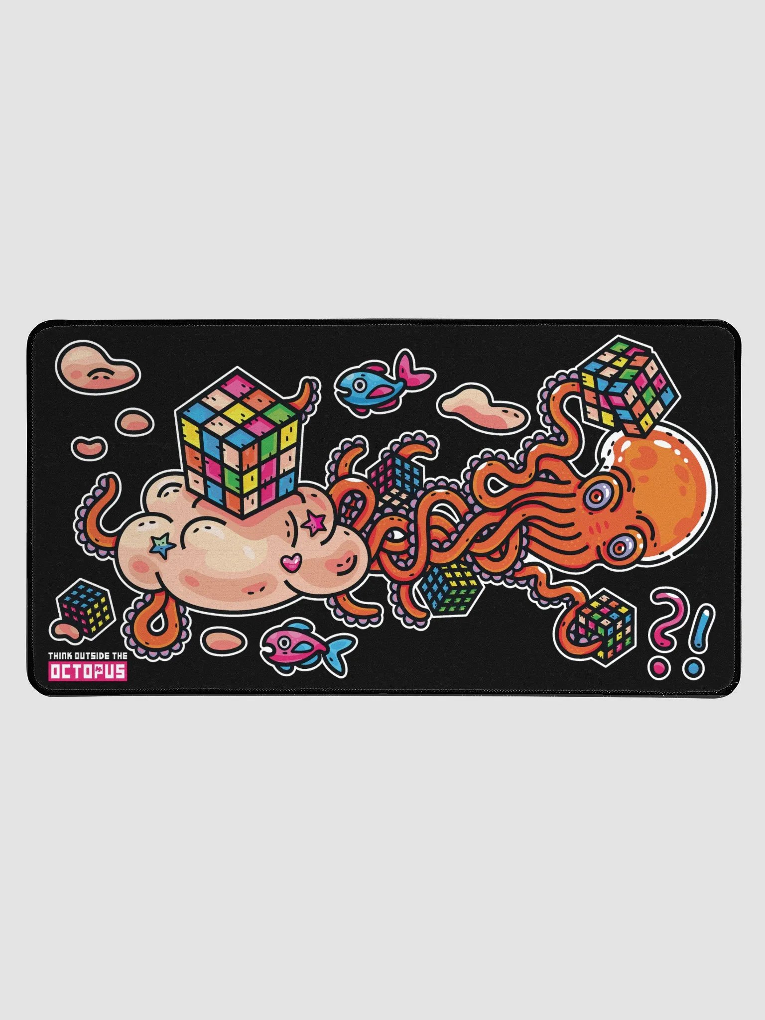 Octo Cube Solver - Computer Mat - 15.5" x 31.5" - Featuring logo product image (1)