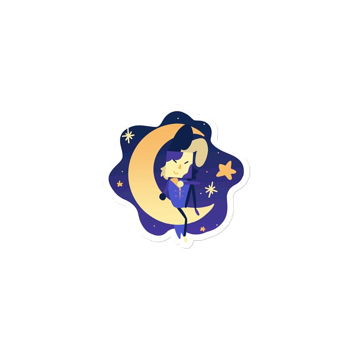 Moon Rabbit Fridge Magnet product image (1)