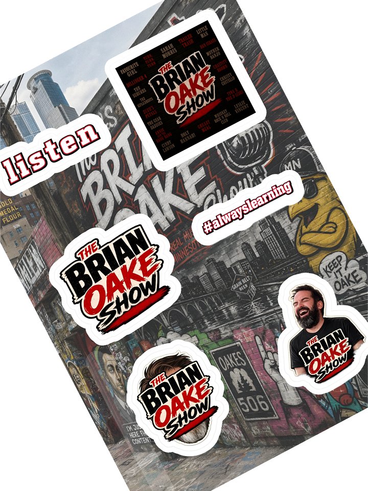 Brian Oake - Superfan Sticker Sheet product image (1)