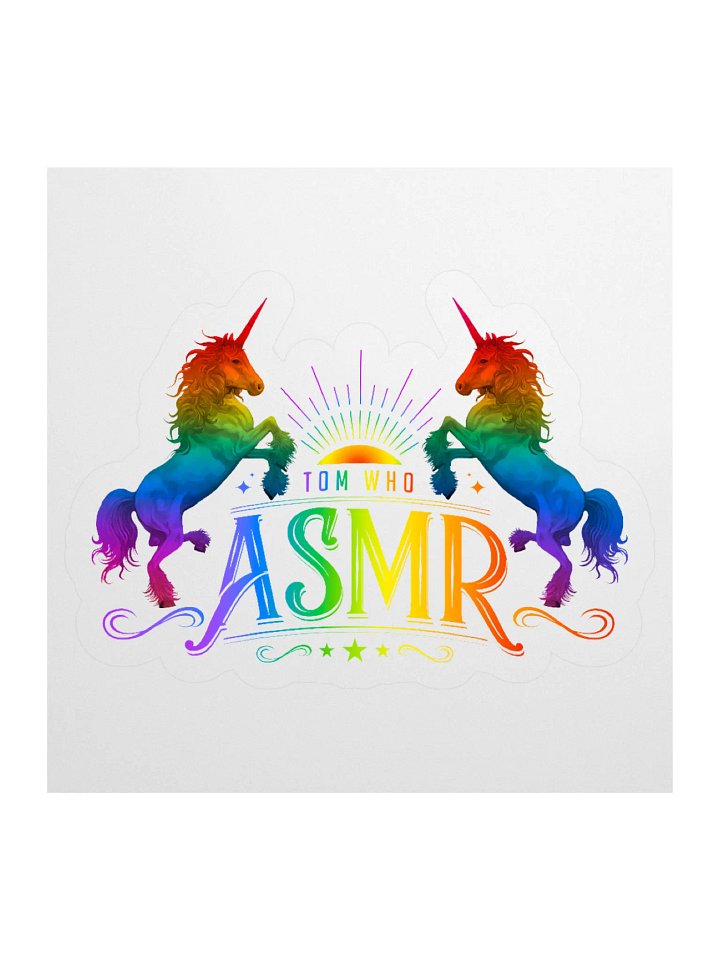 ASMR Unicorns Rainbow / Sticker product image (2)