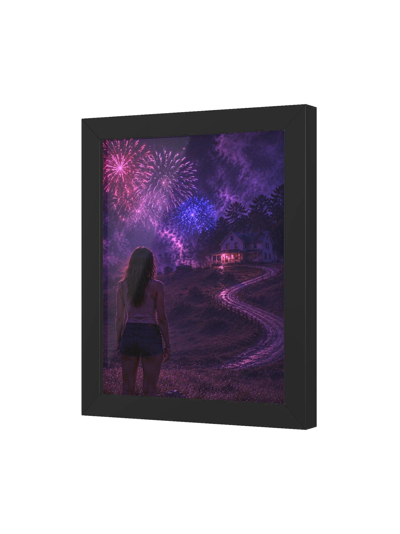 FRIGHTFUL FIREWORKS FRAMED PRINT product image (3)