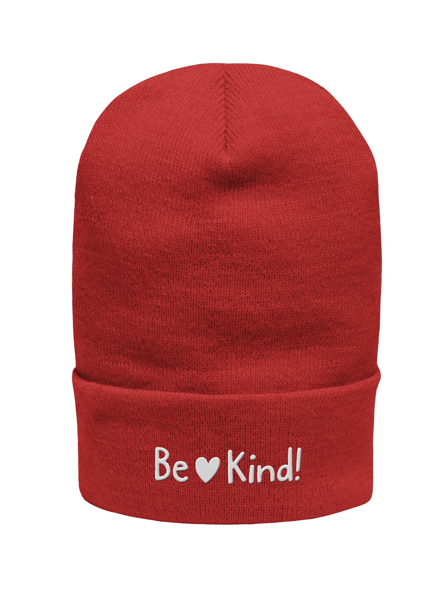 Be Kind! Embroidered Cuffed Beanie – Soft & Cozy Unisex Accessory for Everyday Elegance product image (2)