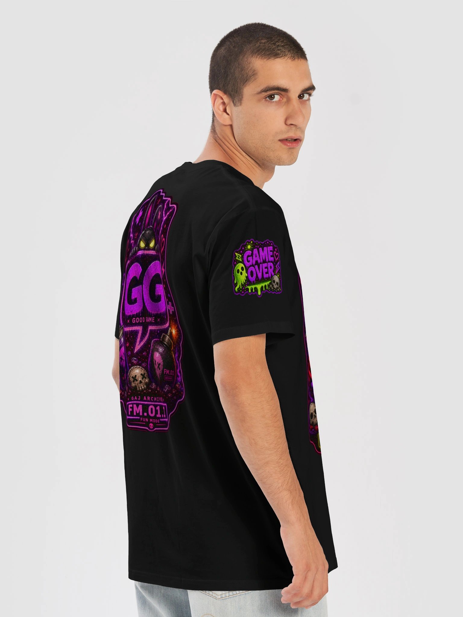 FUN MODE - Pause. Respawn. Repeat. GG Tee product image (8)