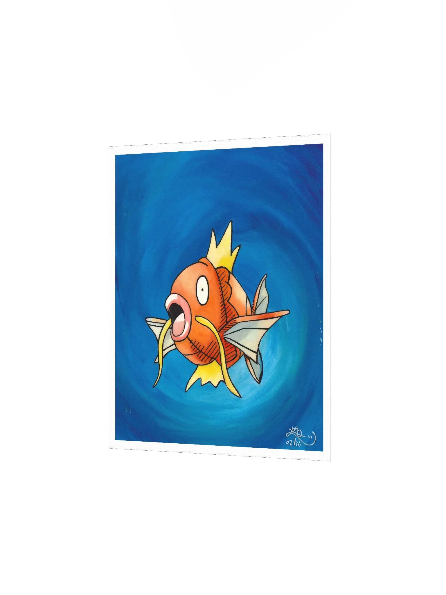 Magikarp Oil painting Print product image (6)