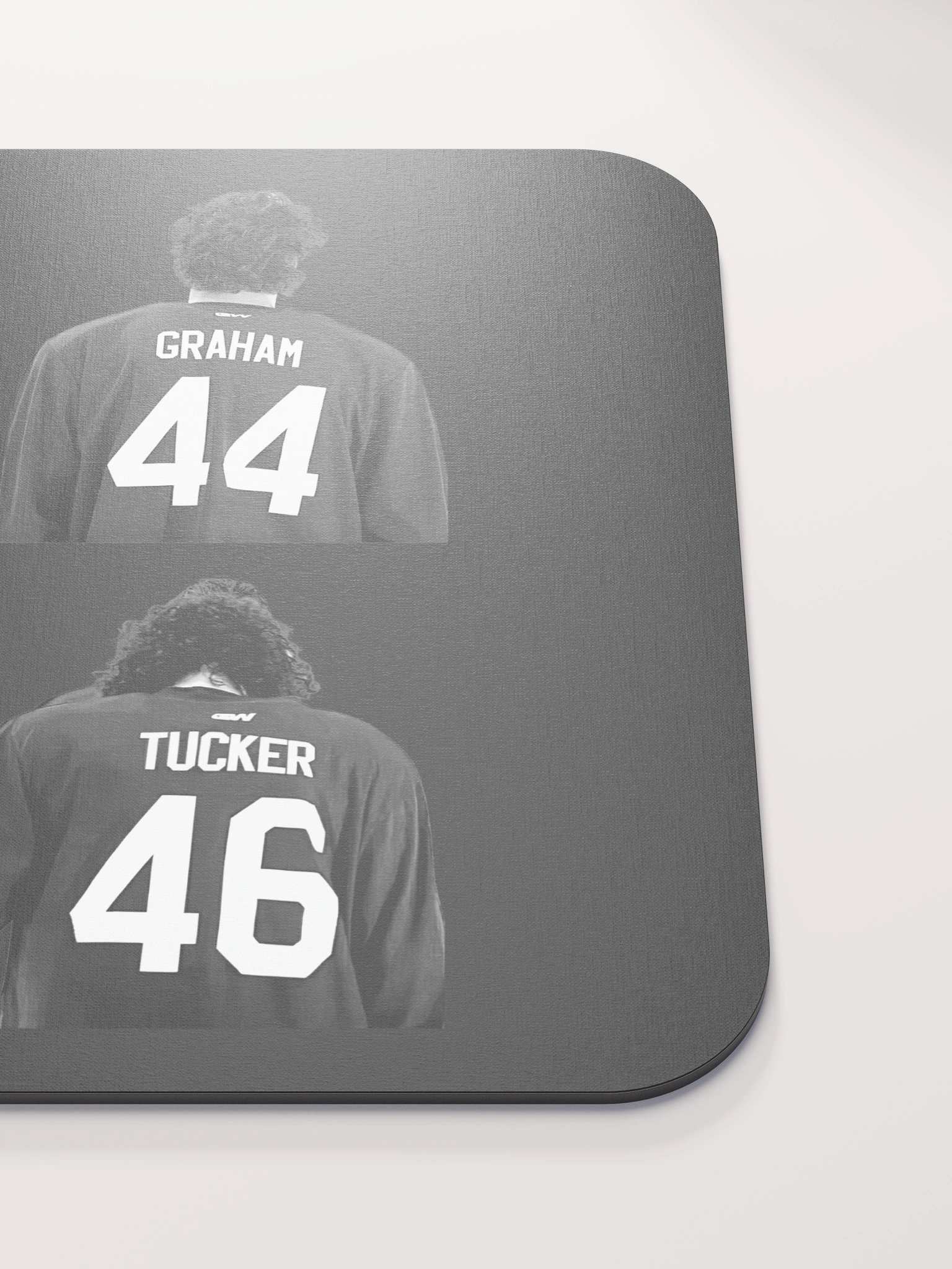 Off Campus B&W Jersey Mouse Pad product image (5)