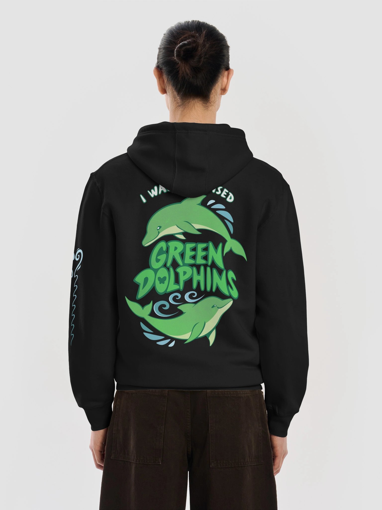 Green Dolphins Zip-Up Hoodie product image (6)