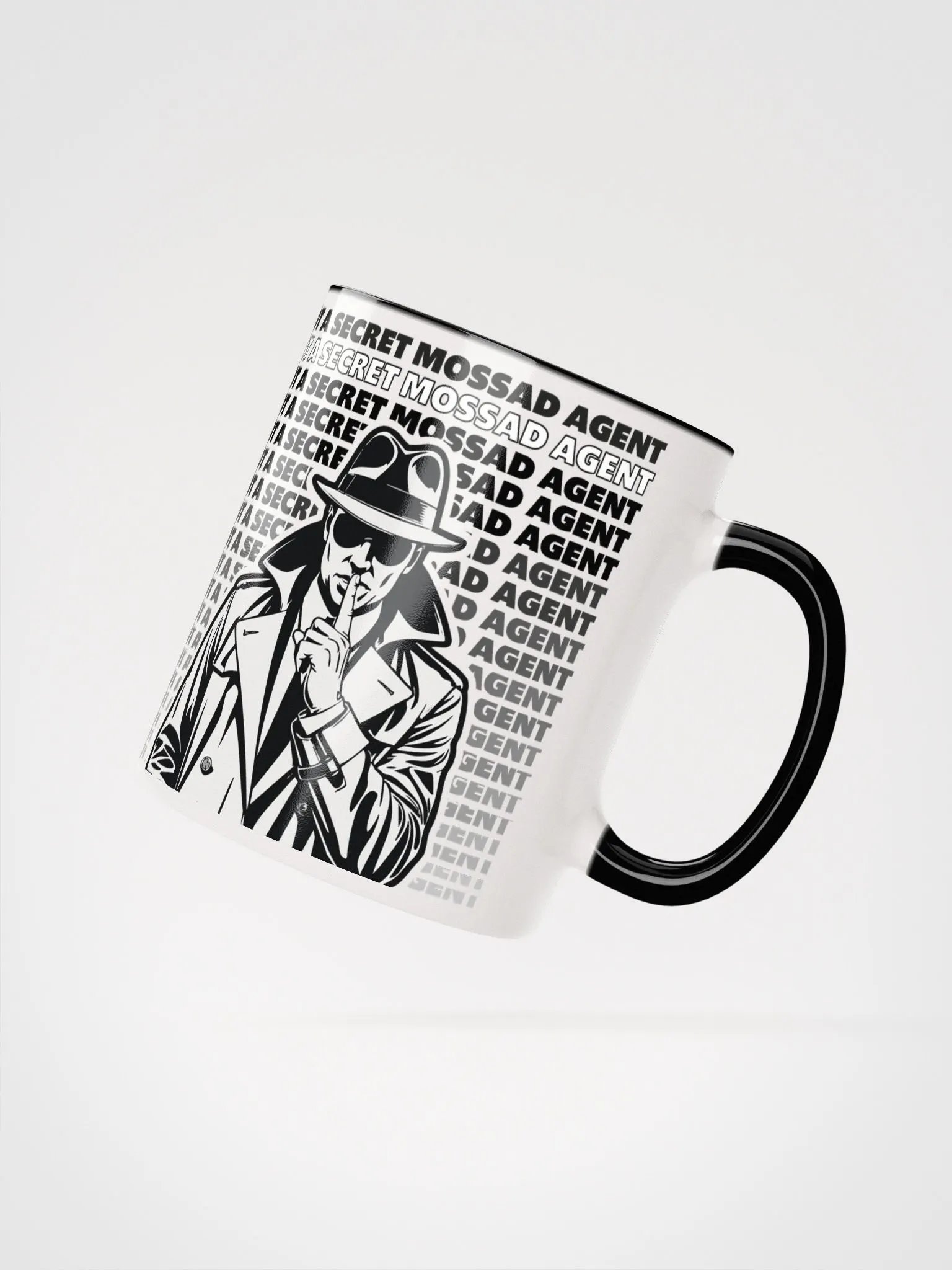 Secret Mossad Man Duo-Color Mug product image (5)