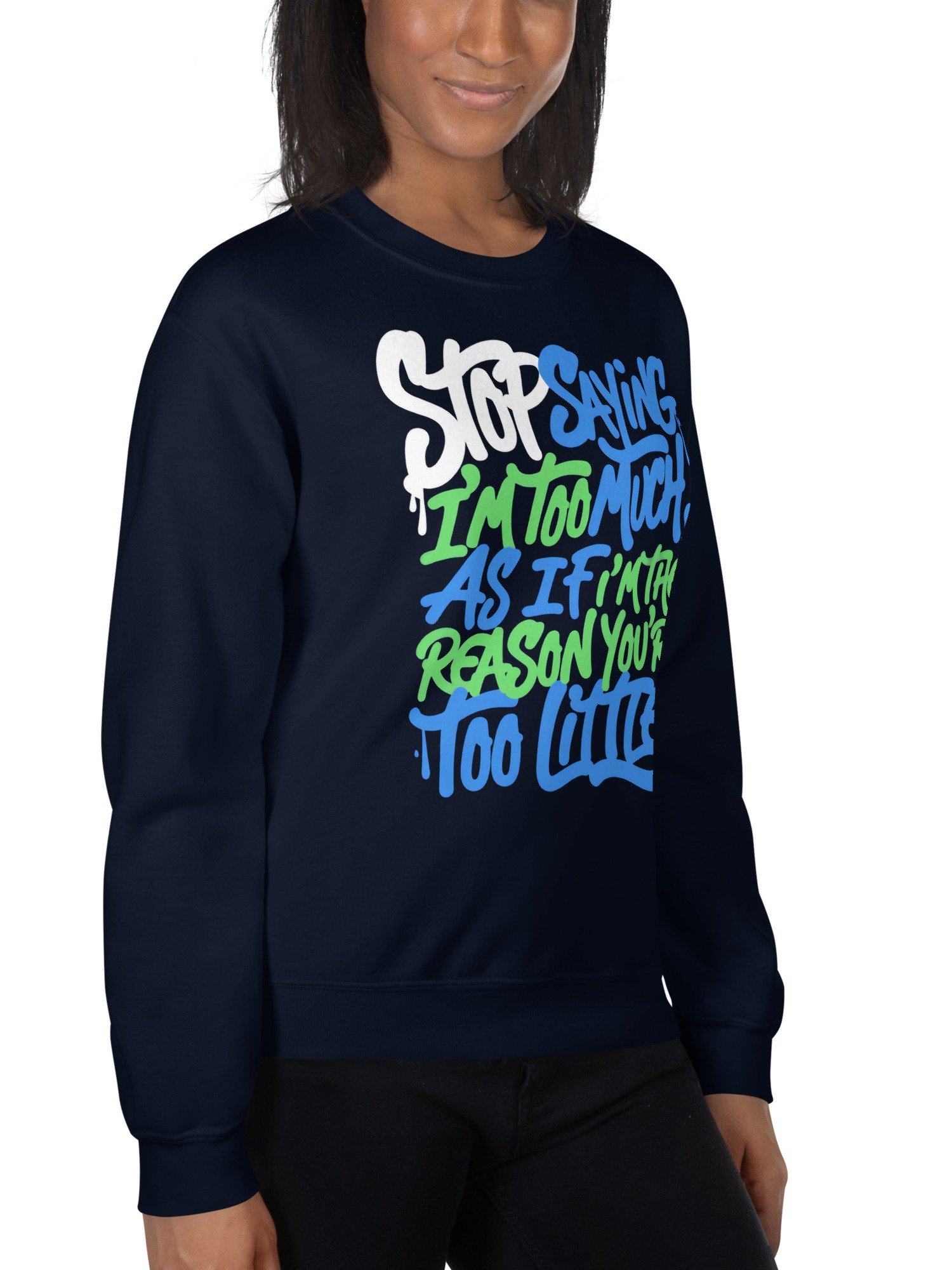 I'm Not Too Much Human Design Manifestor Sweatshirt product image (8)