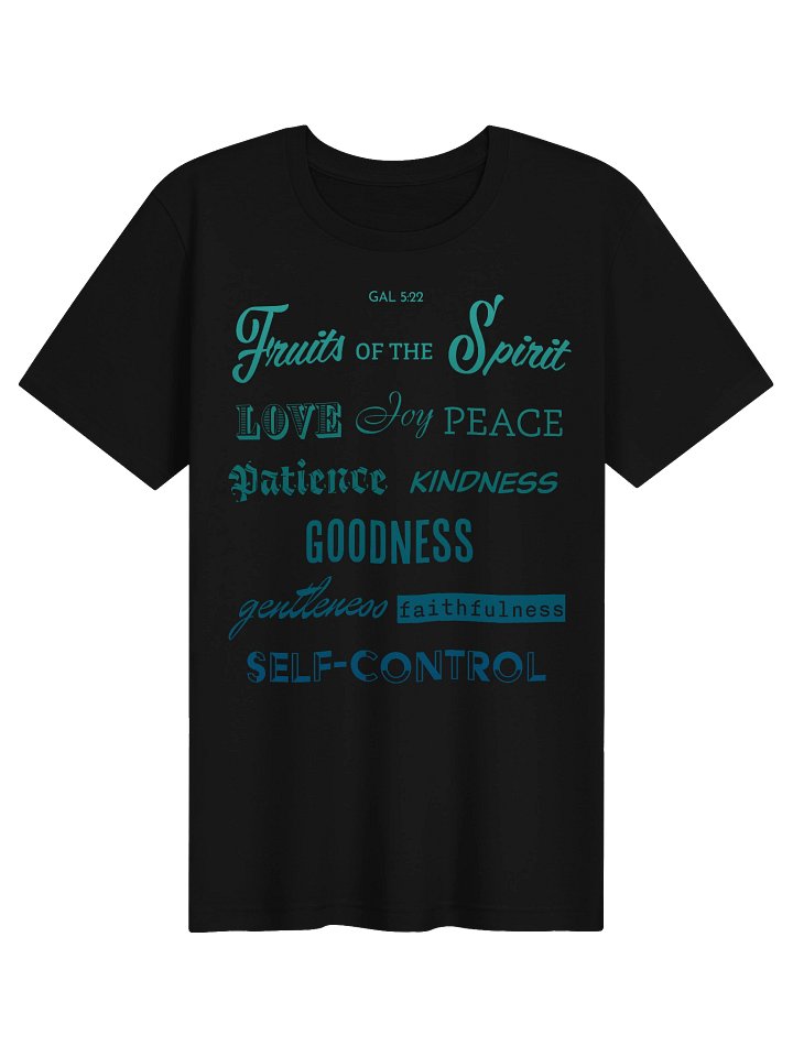Fruits of the Spirit Tee (Gradient Text Effect) product image (3)