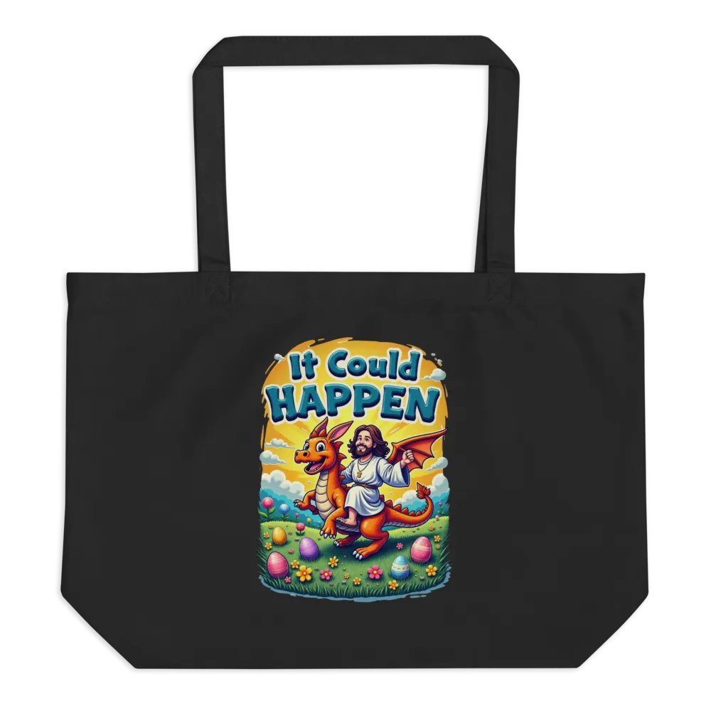 It Could Happen Easter Dragon Eco Tote product image (1)