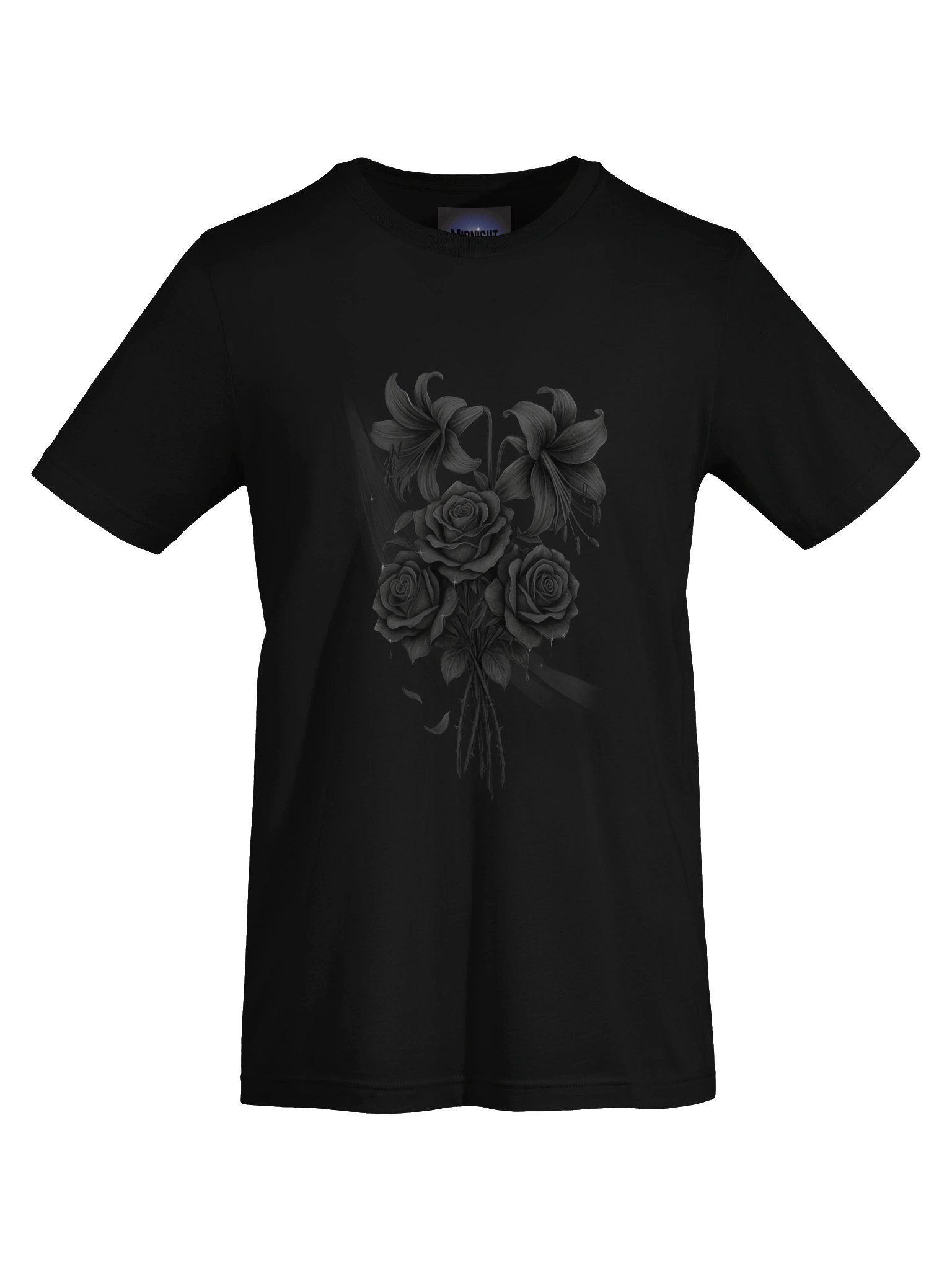 Midnight Veil Dark Bouquet T-Shirt product image (50)