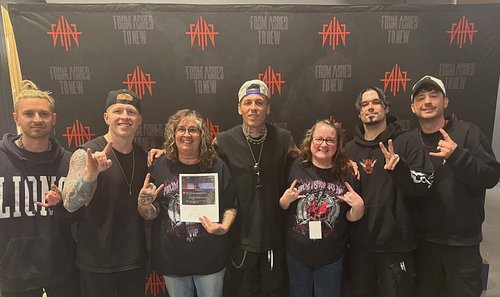 AHH! So excited! @fromashestonew vip tonight in Omaha,NE! 

🖤🤘🏻🖤🤘🏻🖤