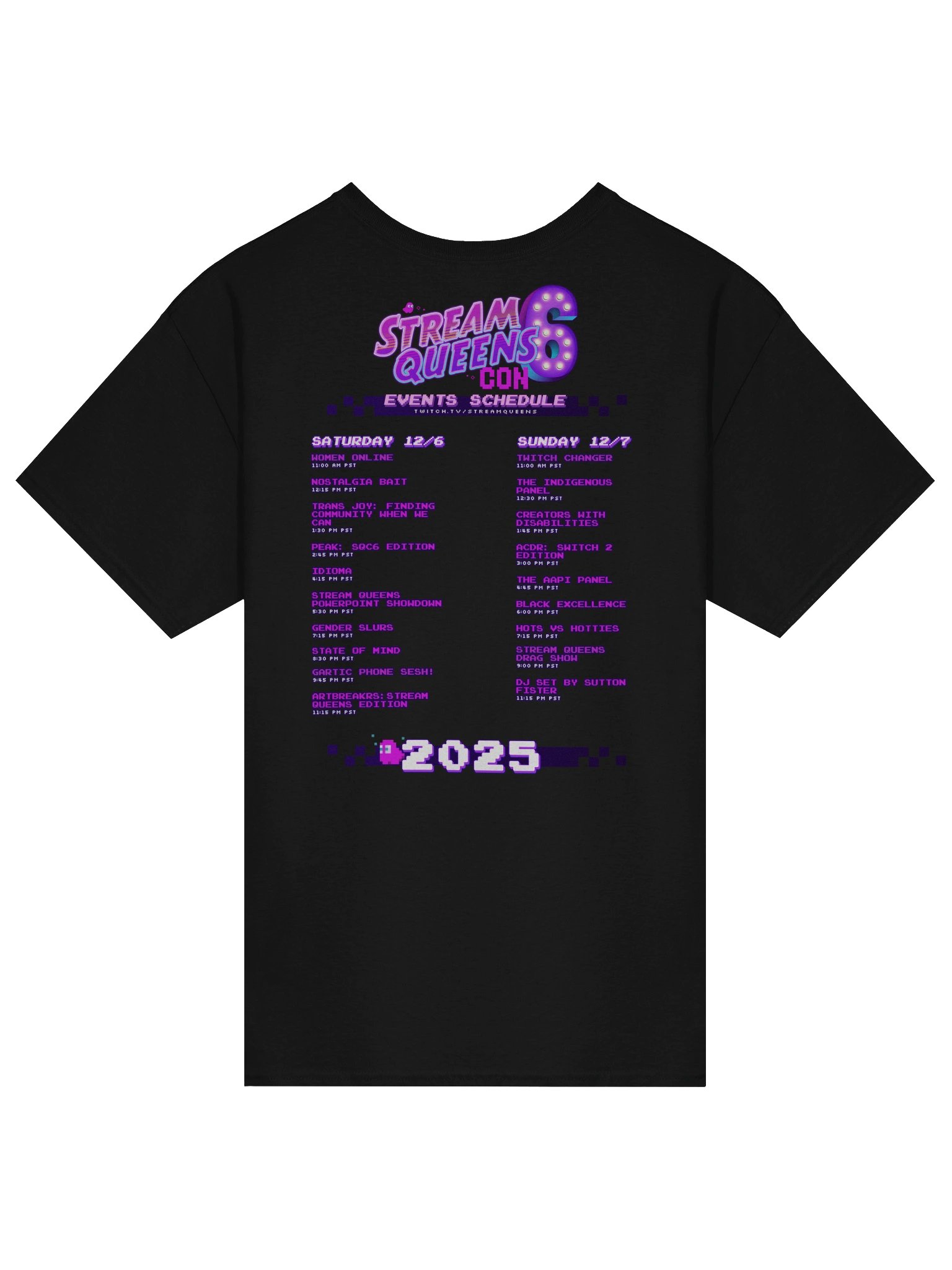 Stream Queens Con 6 Tee product image (2)