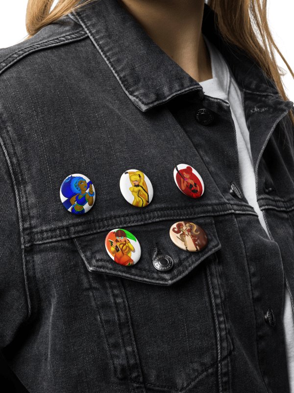Flavor Girls Character - Pin Button Set product image (1)