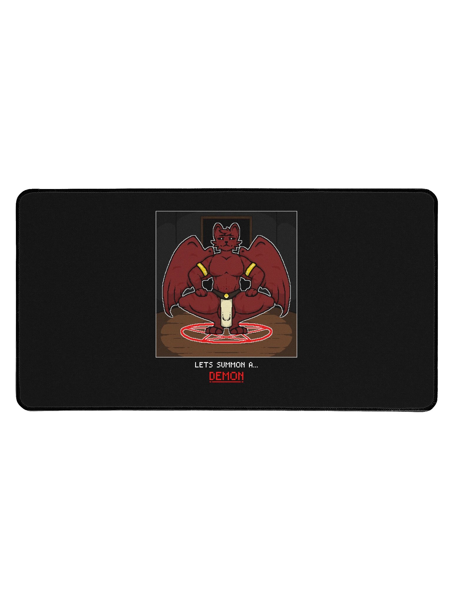 "Lets Summon" Pixel Print Desk Mat product image (1)