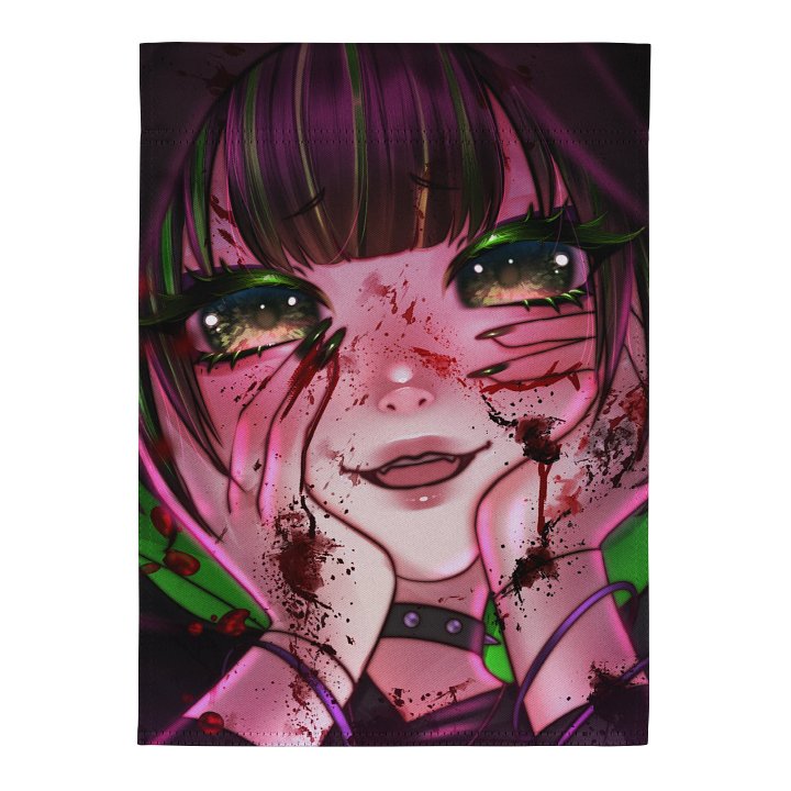 Yandere Vex Garden Flag product image (1)