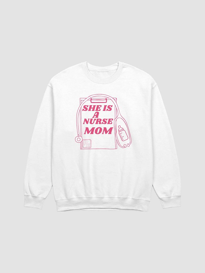 Nurse Mom Stethoscope Crewneck Sweatshirt product image (2)
