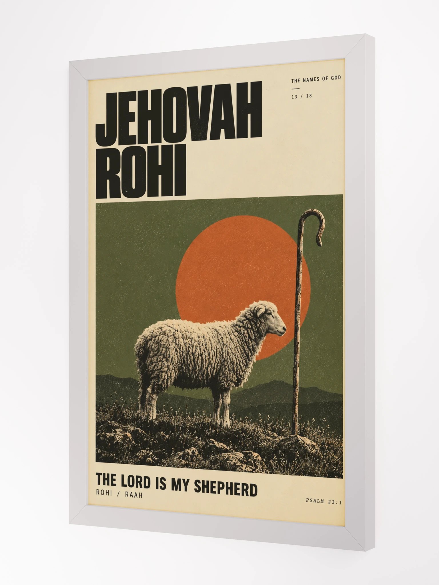 Jehovah Rohi | Names of God Framed Print product image (23)
