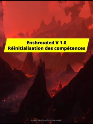 Pas encore lancé Enshrouded 1.0 ? Votre arbre de compétences est réinitialisé au premier chargement. Faites une capture avant de jouer. 📸 #Enshrouded #RPG #JeuVideo