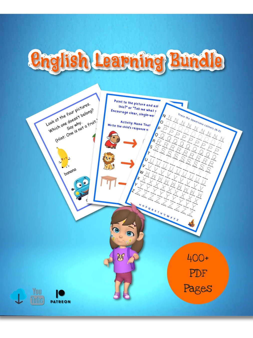 The Ultimate English Learner’s Bundle: 16-Workbook Mega Collection for Ages 3-7 product image (1)