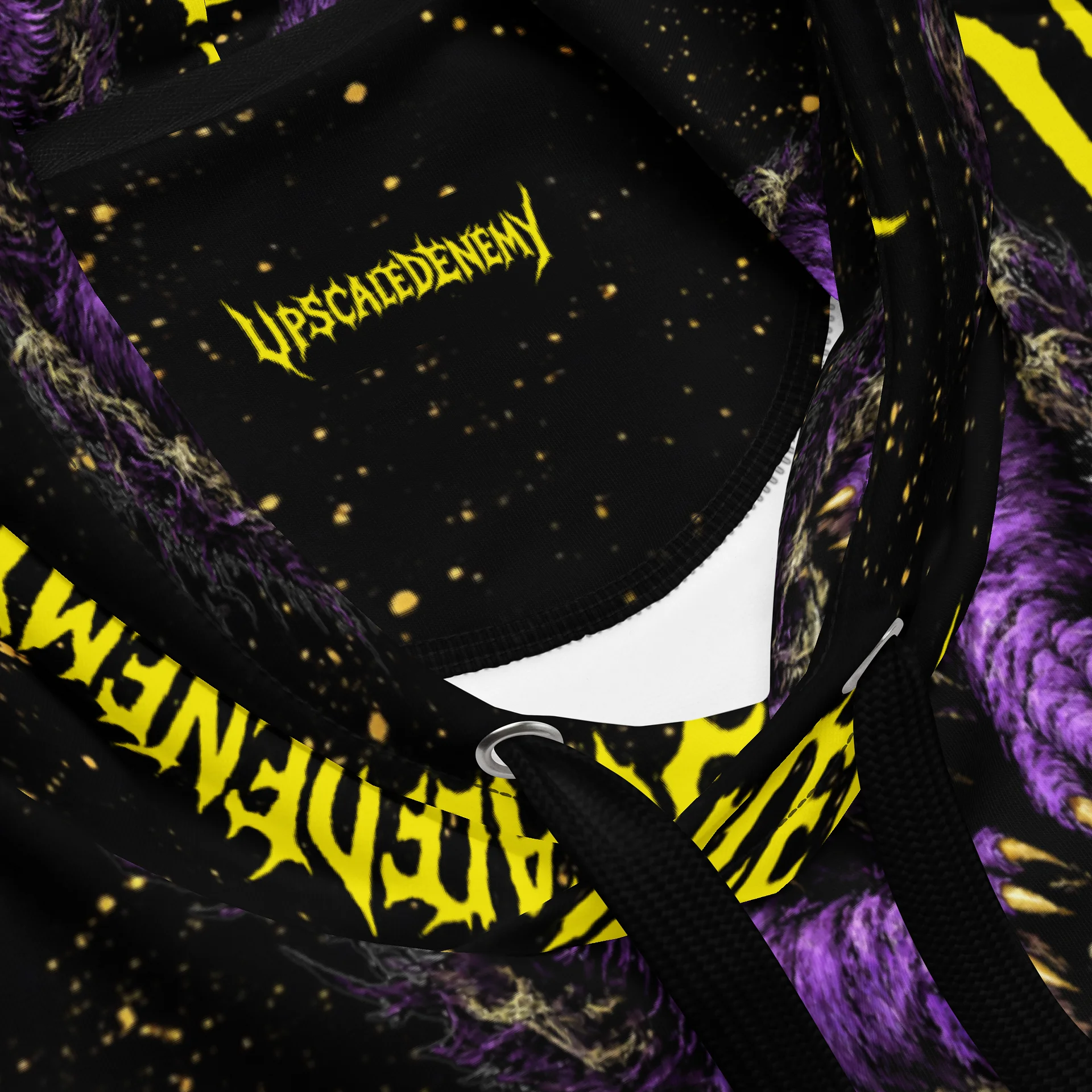 Upscaled Enemy - Cheshire Cat Allover Print Hoodie product image (4)