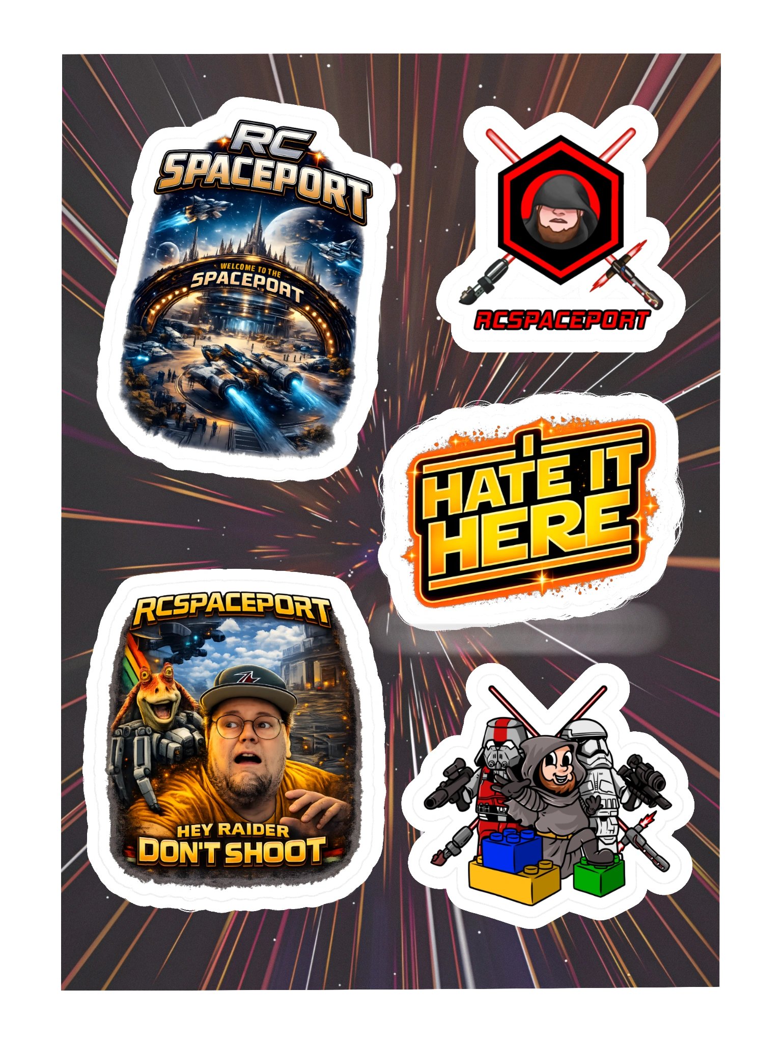 SPACEPORT STICKER PACK product image (3)
