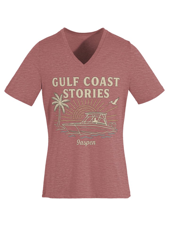9aspen | Gulf Coast Stories (Women’s V-Neck) product image (1)