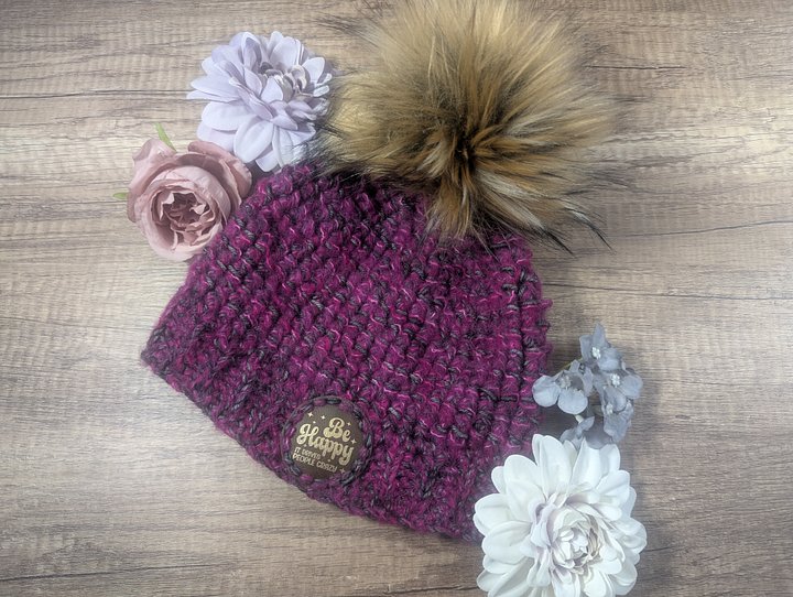 Twist Beanie - Pink/Black product image (1)