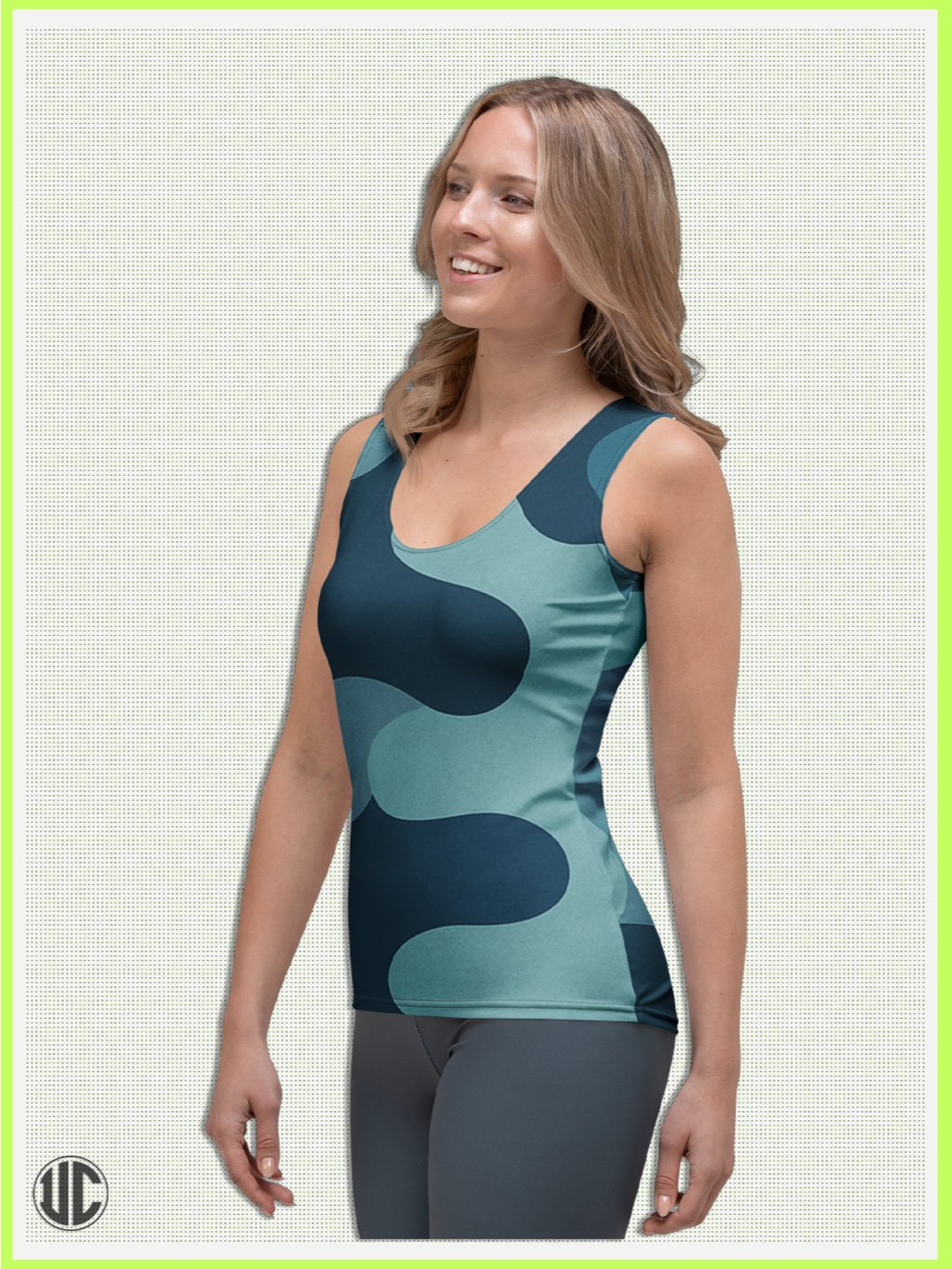 Zahra’s Ocean Wave Camo – Women’s Tank Top product image (1)