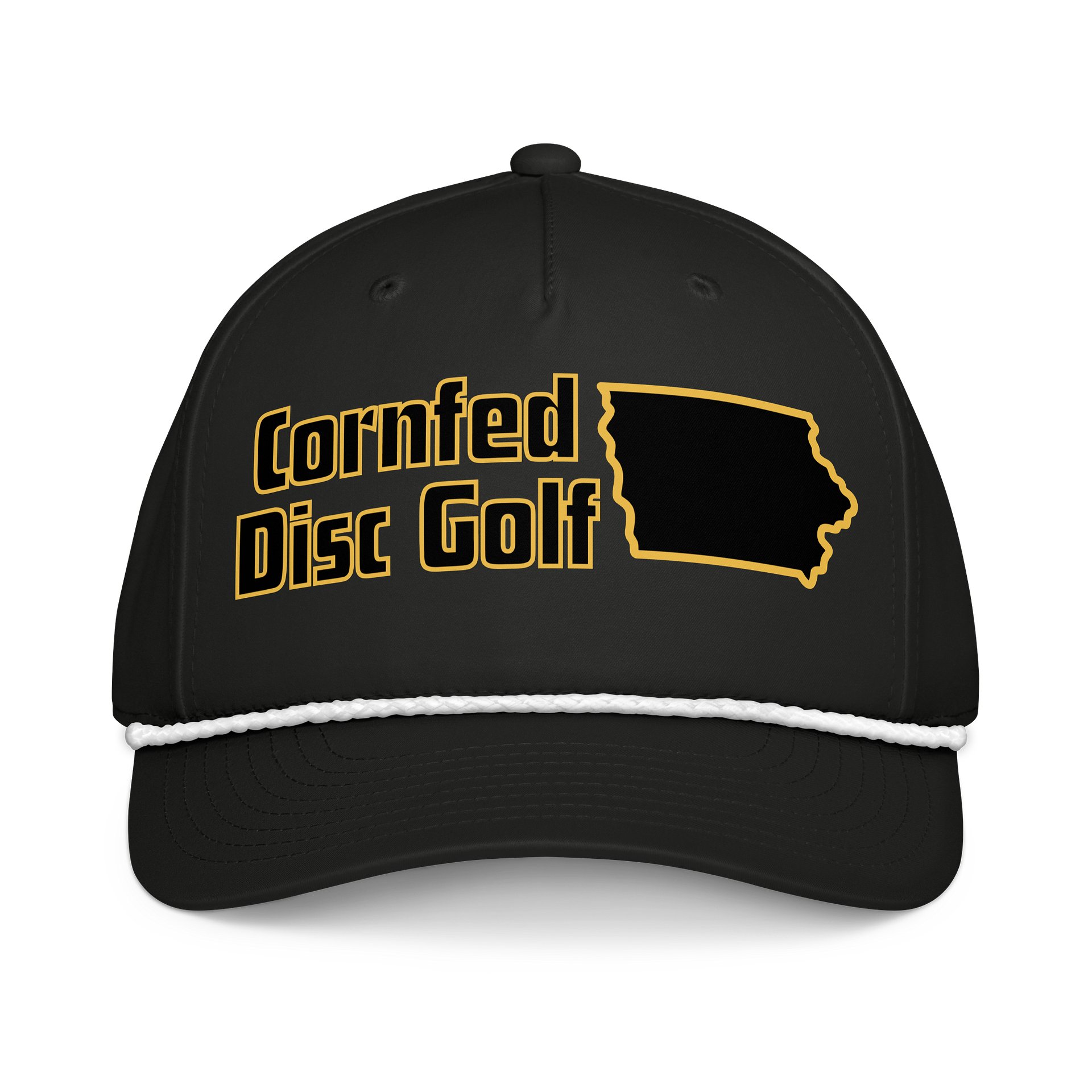 Cornfed Disc Golf Rope Hat Iowa product image (1)