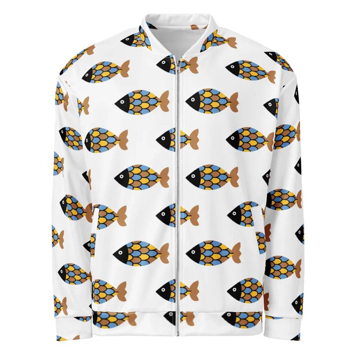 Geometric Mosaic All-Over Bomber Jacket product image (1)