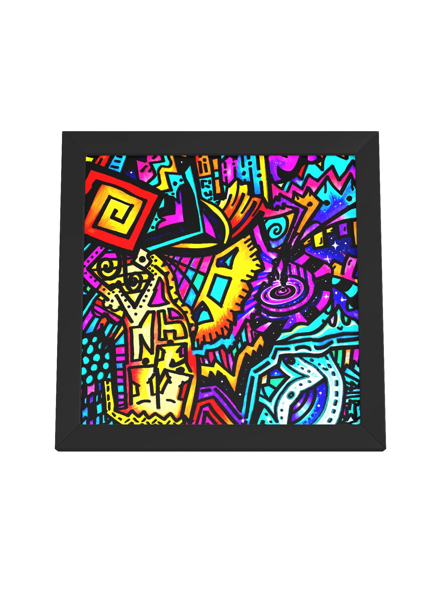 #28 Sucked into the Hive Mind - Framed Square product image (4)