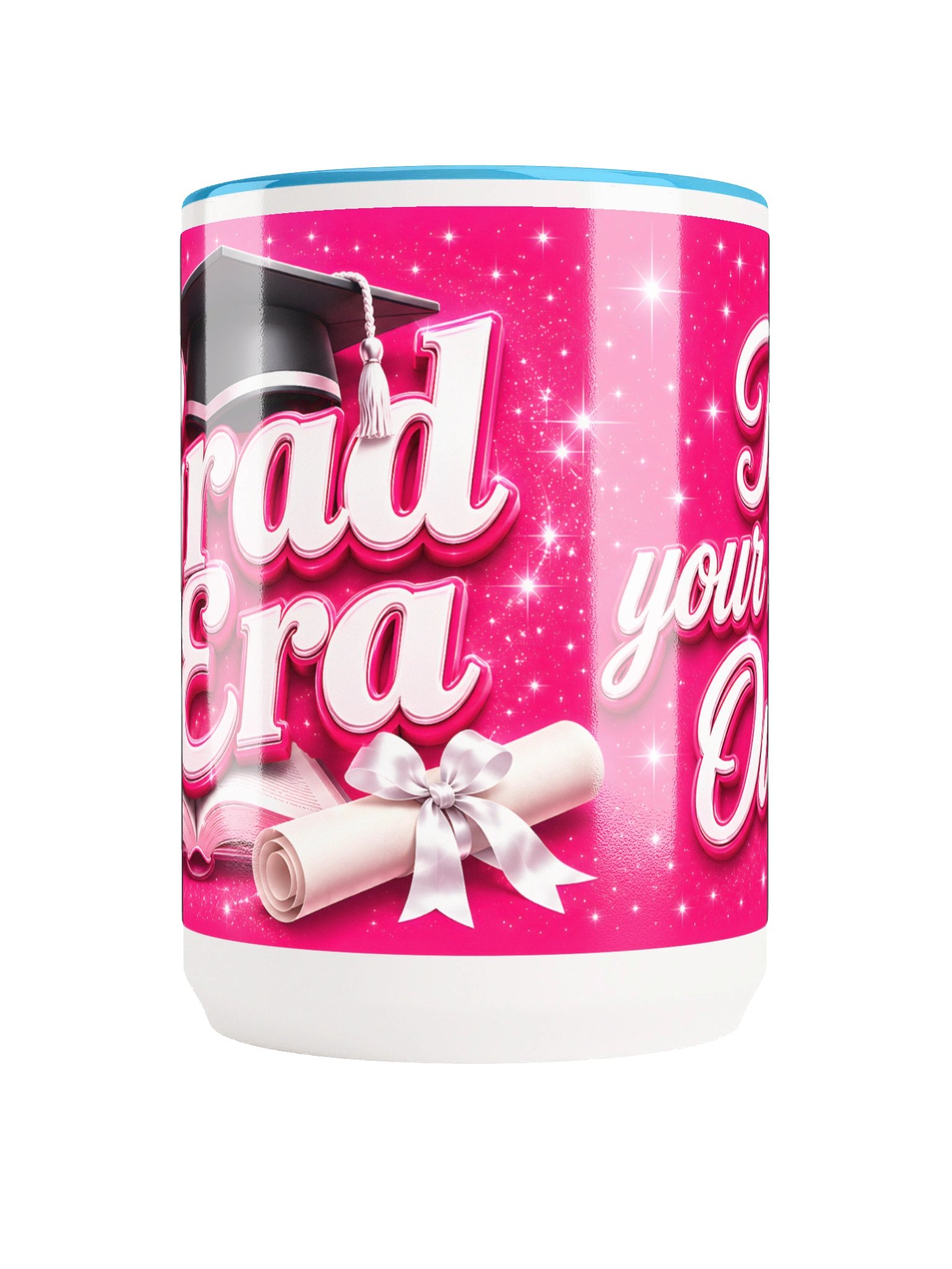 "Grad Era" Graduation Mug — Pink Wrap product image (5)