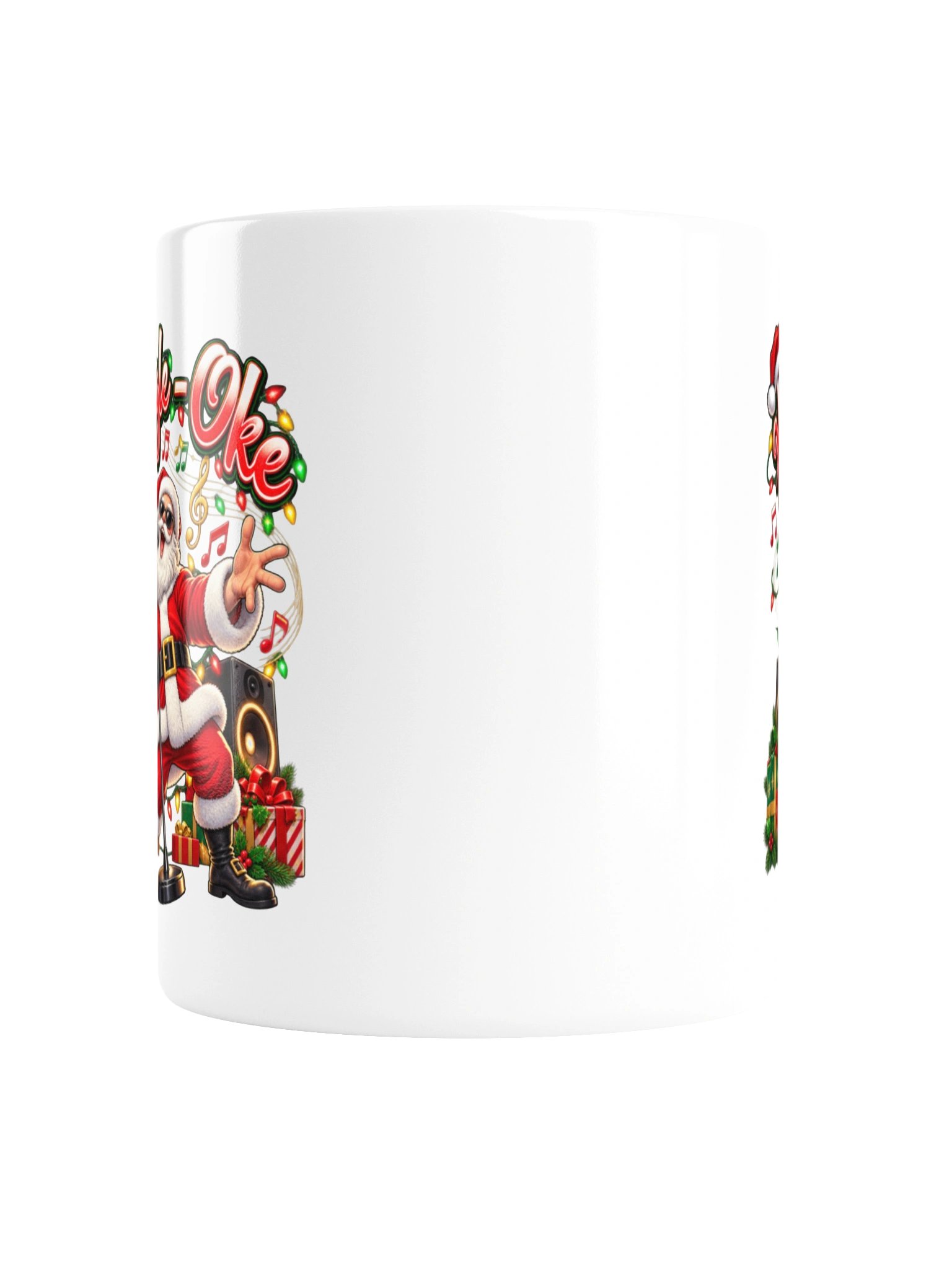 KRINGLE-OKE — Santa’s Taking the Mic! Mug product image (4)