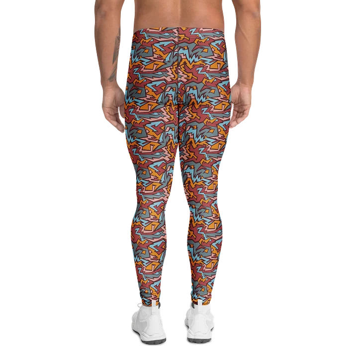 Comfortable Men's Leggings Geometric Graffiti product image (2)