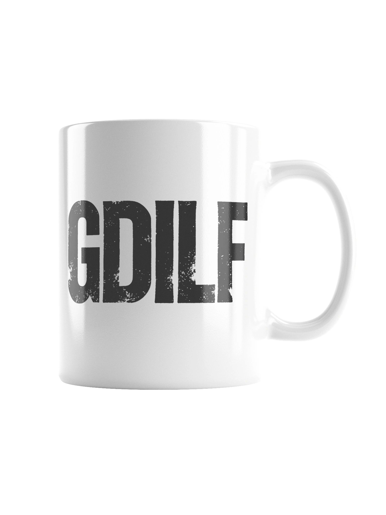 GDILF in Black Grungy Letters Mug product image (3)