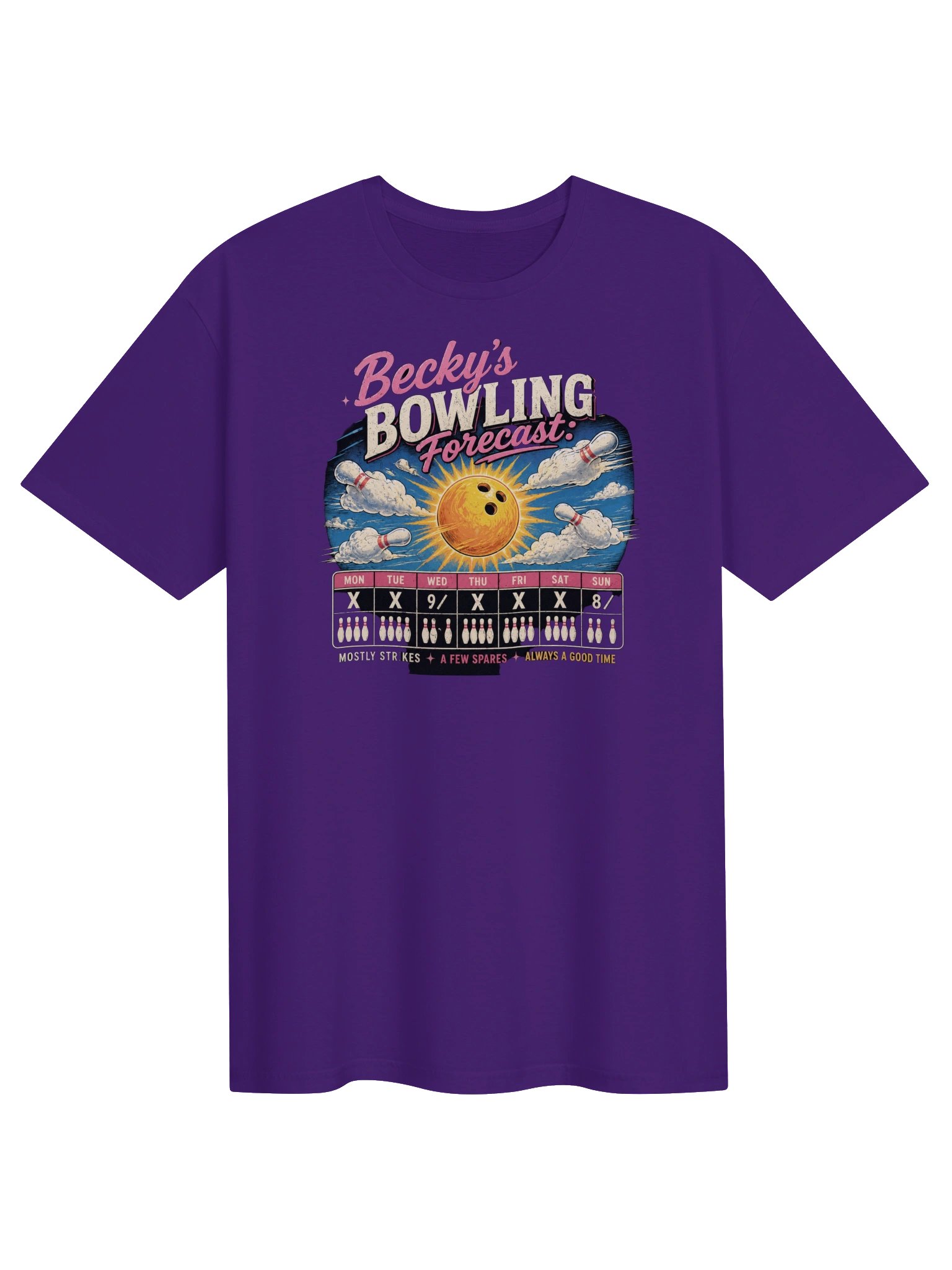 Becky’s Bowling Forecast – Bowlers T-Shirt product image (3)