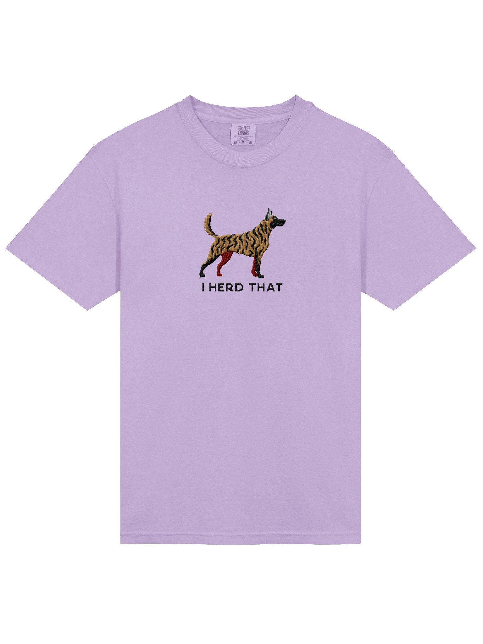 I Herd That T-Shirt(Embroidered) of a Dutch Shepherd(Brindle) product image (6)