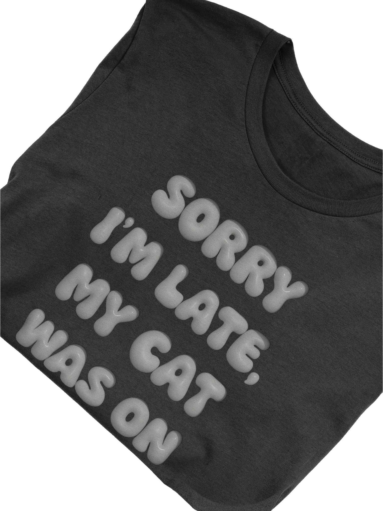 Pawsitively Late Womens Tee product image (3)