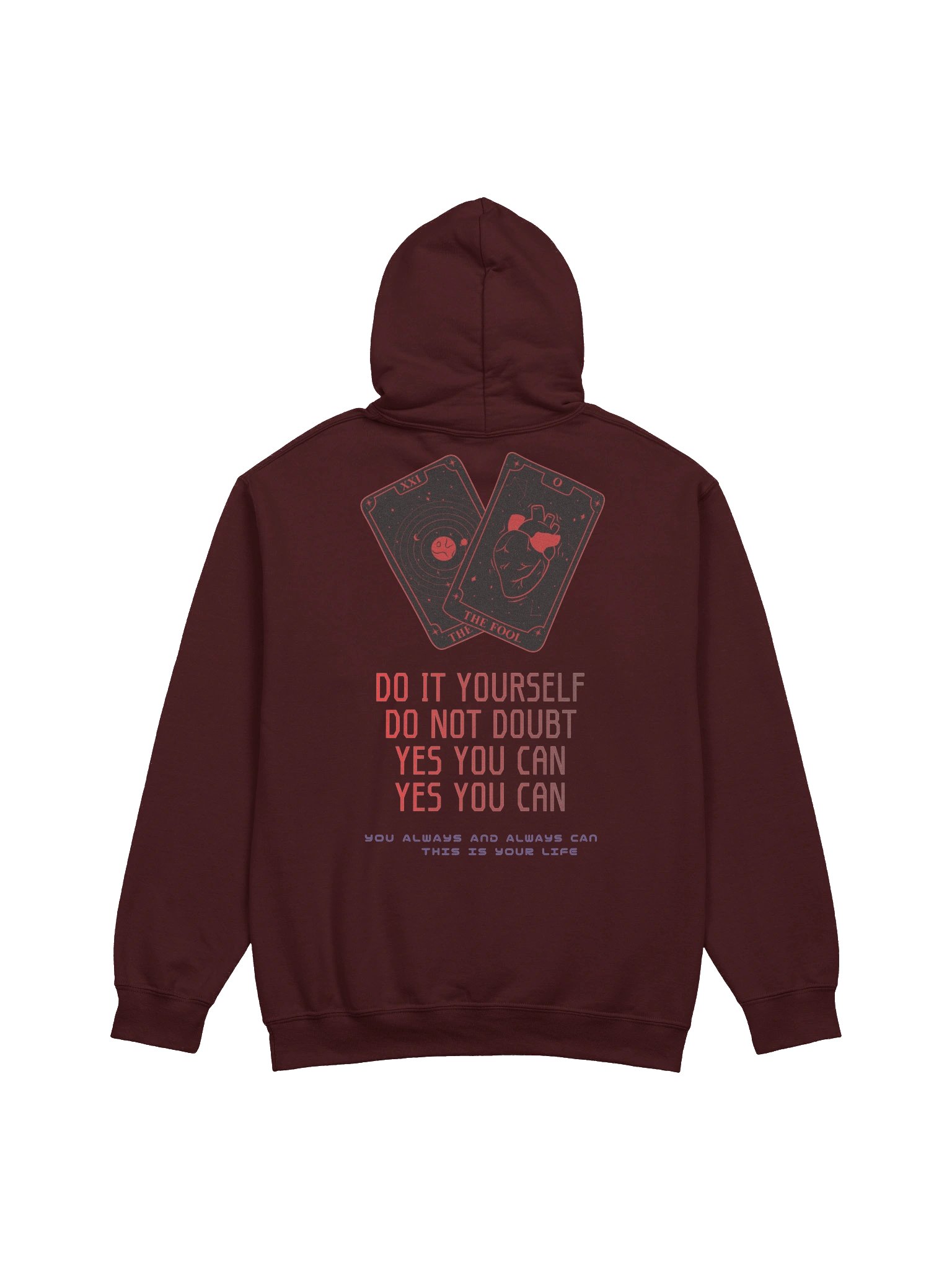 Classic Hoodie Cards Motivational Design product image (3)
