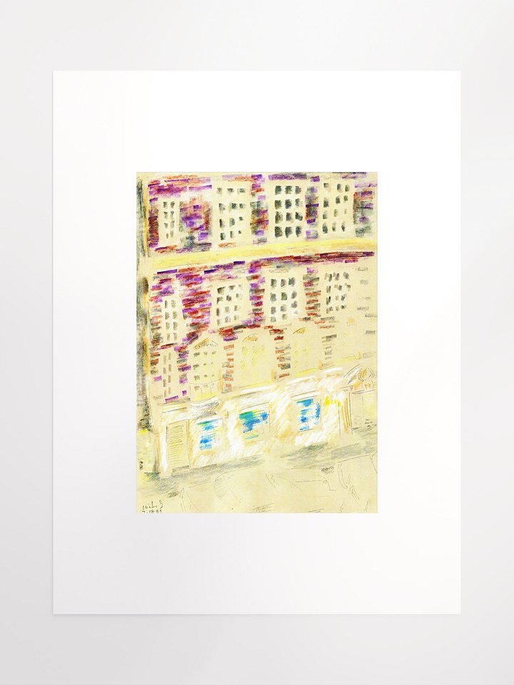 West 55th, Manhattan, NY 07.18.89 print product image (2)