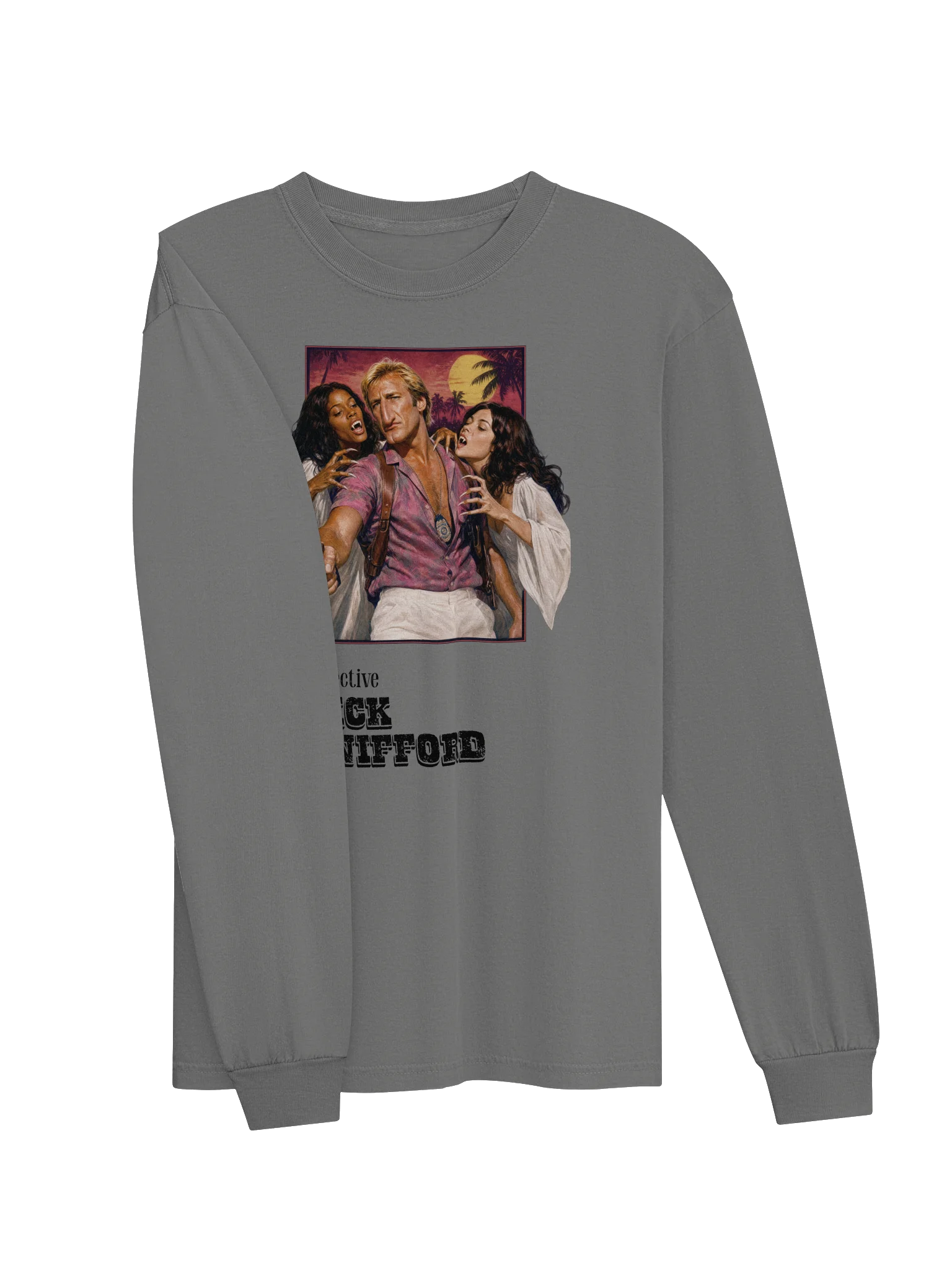 Dick Snifford Vampire Long Sleeve T-Shirt product image (3)