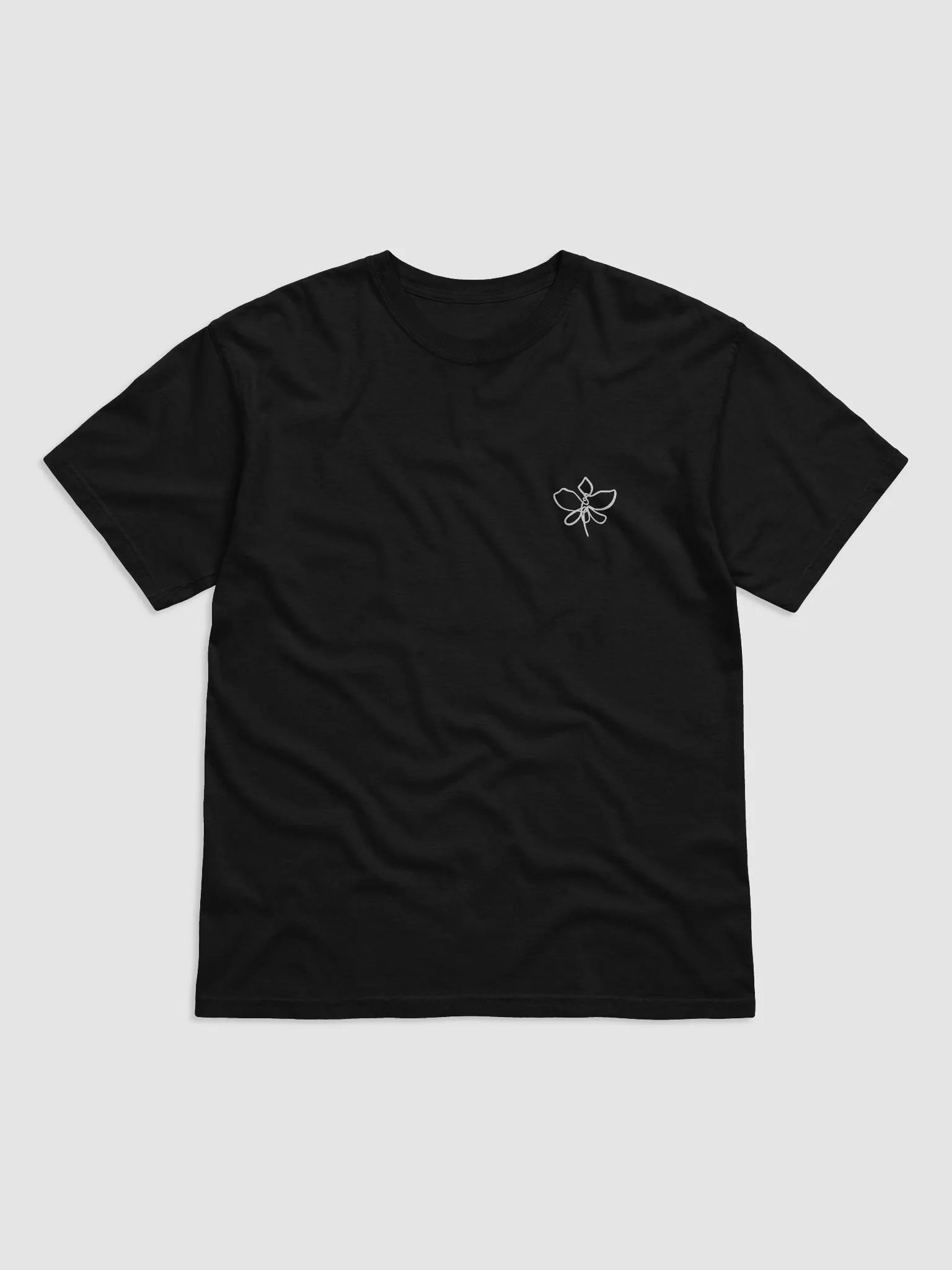 Orchid T-shirt (black) product image (1)